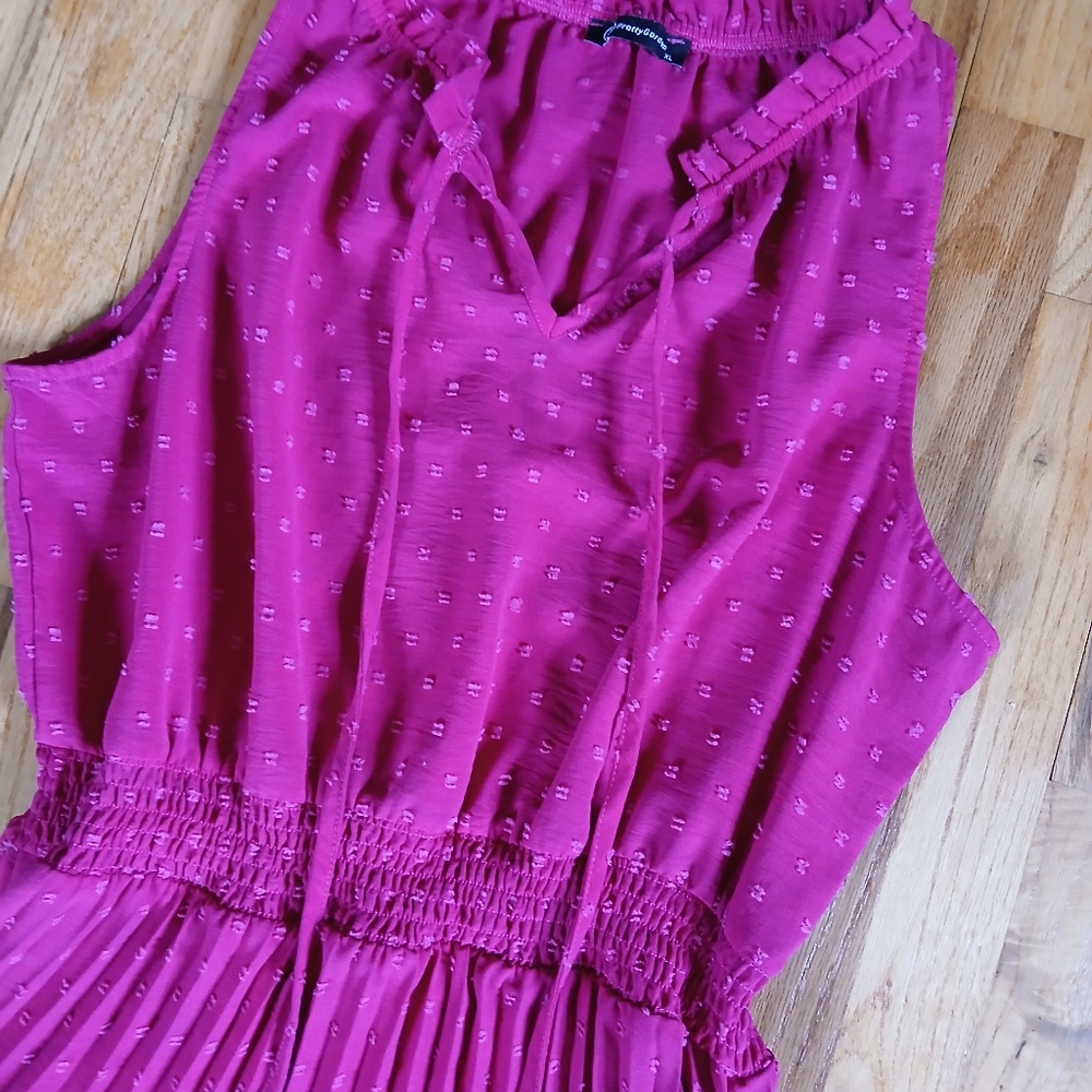 Pink Sleeveless Maxi Dress - Picture 4 of 5
